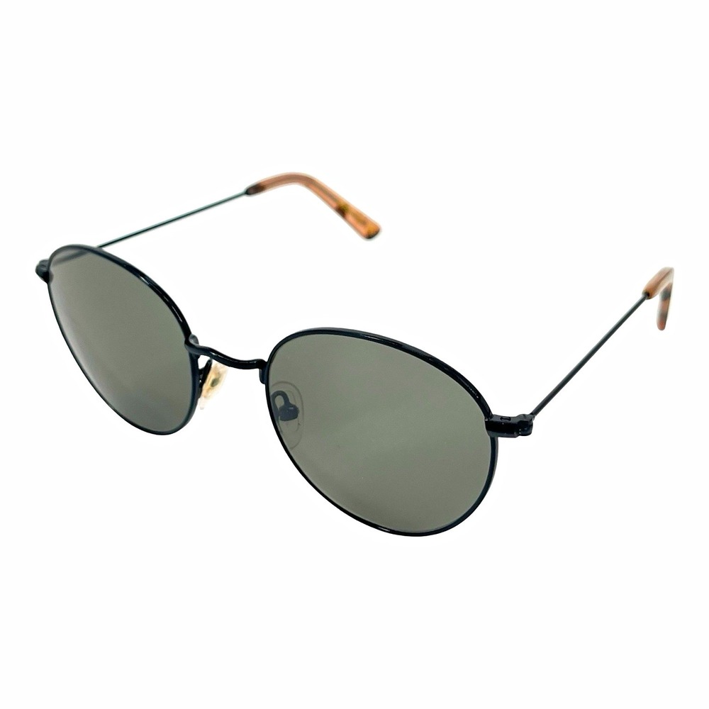 Madewell FEST Womens Round Sunglasses Black Metal Frame Gray Tinted UV400 145mm